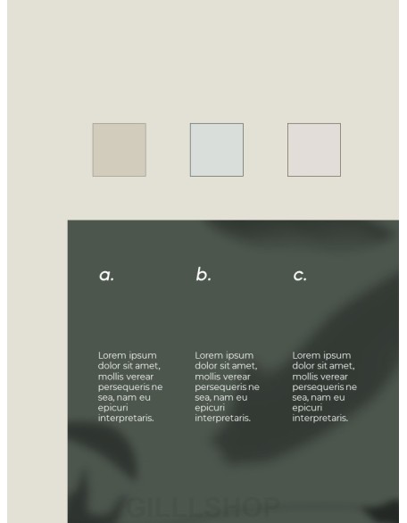 Shadow Concept Vertical ppt template