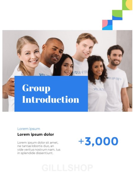 Group of Volunteer PowerPoint Design