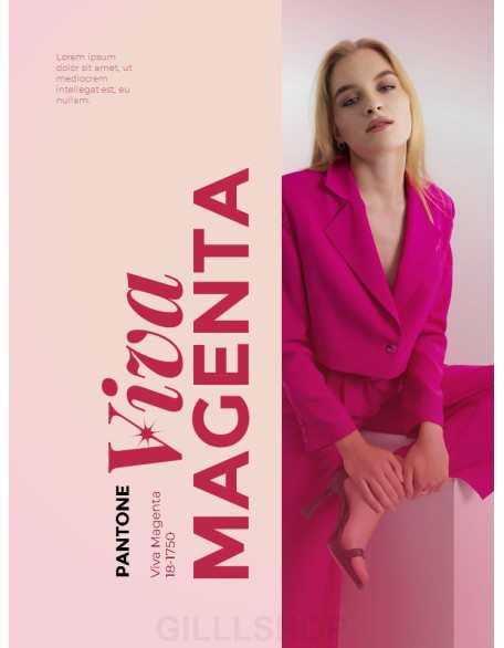 2023 Viva Magenta template ppt