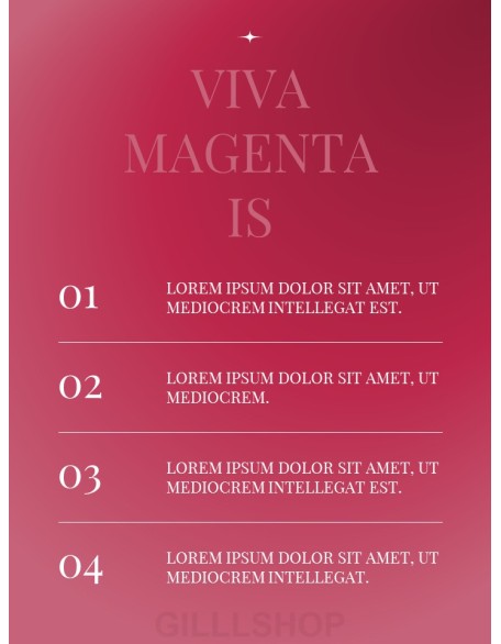 2023 Viva Magenta template ppt