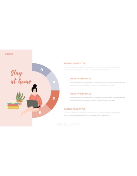 Stay at Home PowerPoint Templates Design