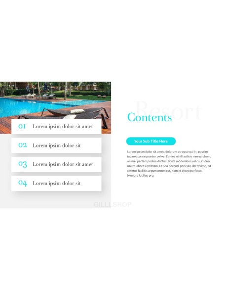 The Resort PPT Design Templates