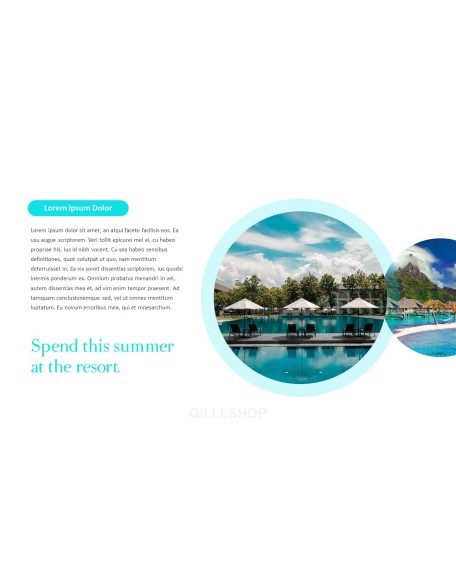 The Resort PPT Design Templates