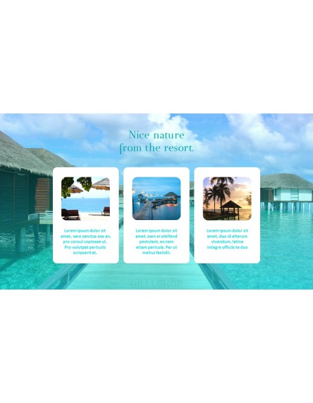 The Resort PPT Design Templates