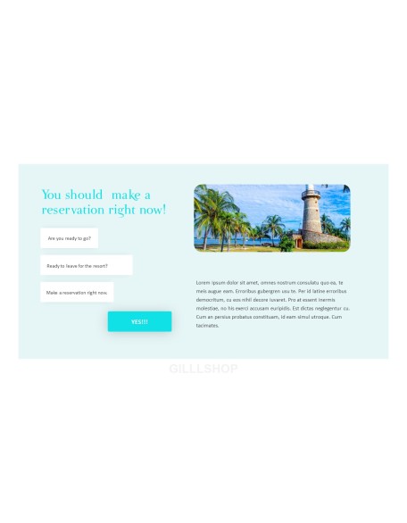 The Resort PPT Design Templates