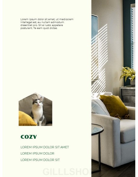 Spring Home Deco Interior Design Product Pitch Presentation Template