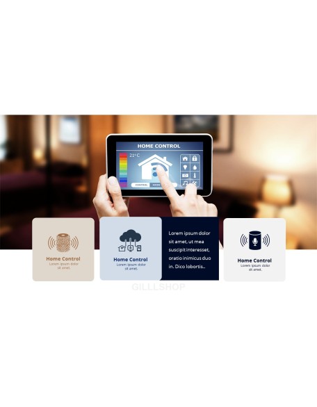 Smart Home Iot Service PPT Templates Design