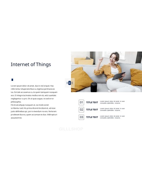 Smart Home Iot Service PPT Templates Design