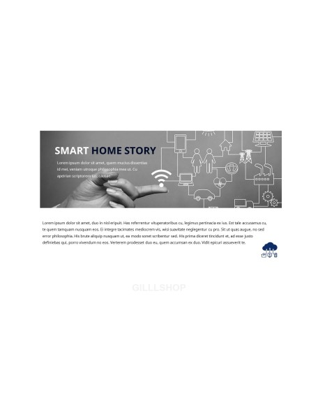 Smart Home Iot Service PPT Templates Design