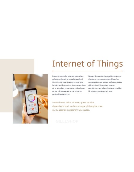 Smart Home Iot Service PPT Templates Design