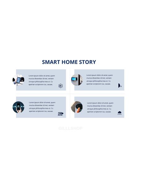 Smart Home Iot Service PPT Templates Design