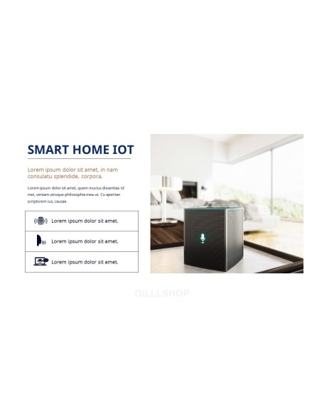 Smart Home Iot Service PPT Templates Design