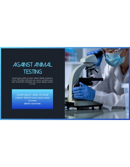 Stop Animal Testing Theme PPT Templates