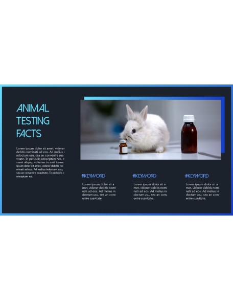 Stop Animal Testing Theme PPT Templates