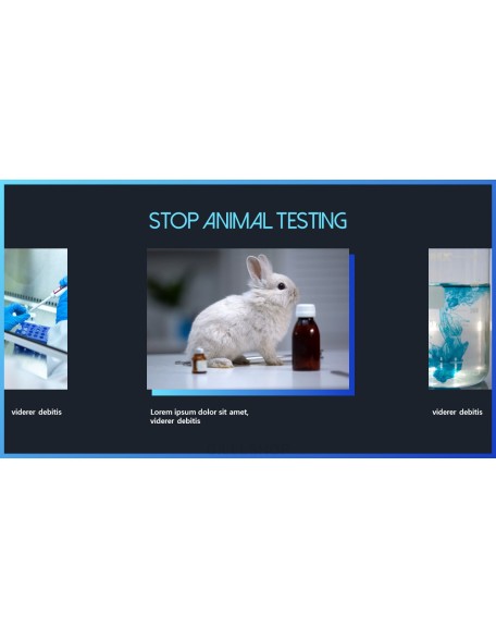 Stop Animal Testing Theme PPT Templates