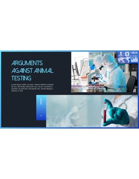 Stop Animal Testing Theme PPT Templates