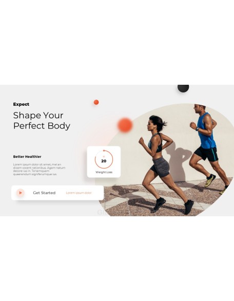 Fitness Mobile App Service powerpoint presentation online