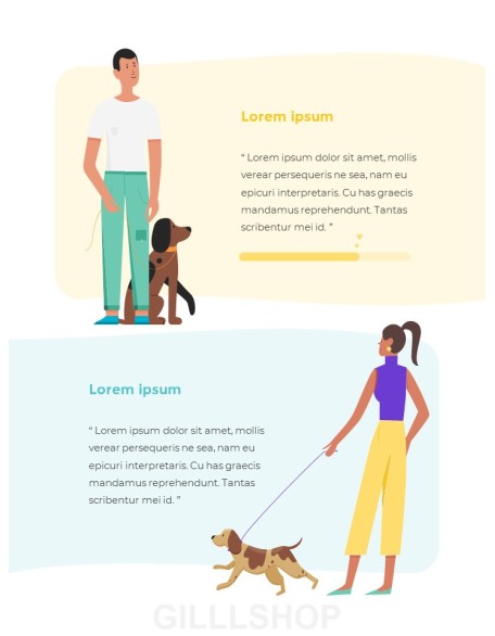 My Pet Friends Theme Illustration Vertical PowerPoint Presentations