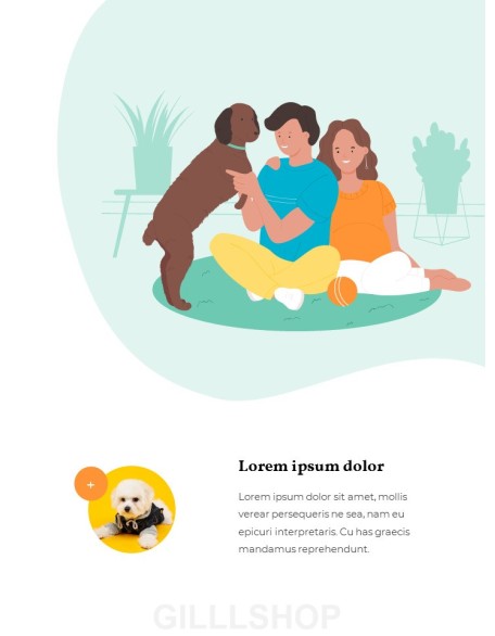 My Pet Friends Theme Illustration Vertical PowerPoint Presentations