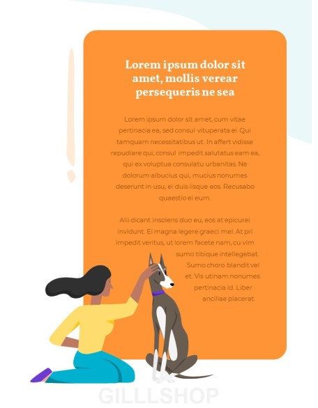 My Pet Friends Theme Illustration Vertical PowerPoint Presentations