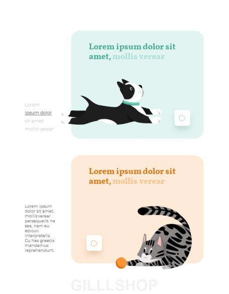 My Pet Friends Theme Illustration Vertical PowerPoint Presentations