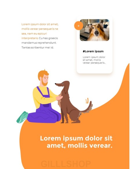 My Pet Friends Theme Illustration Vertical PowerPoint Presentations