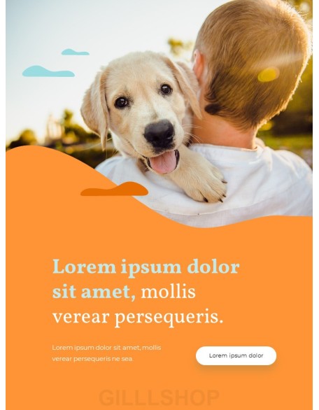 My Pet Friends Theme Illustration Vertical PowerPoint Presentations