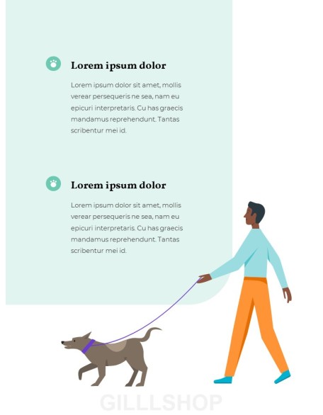 My Pet Friends Theme Illustration Vertical PowerPoint Presentations