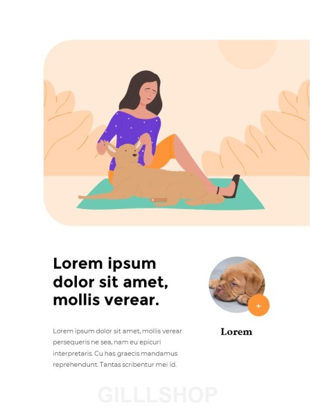 My Pet Friends Theme Illustration Vertical PowerPoint Presentations