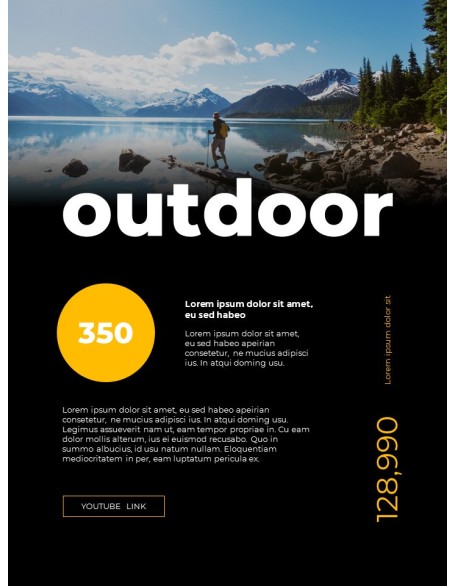 Outdoor Adventure Business plan Templates PPT