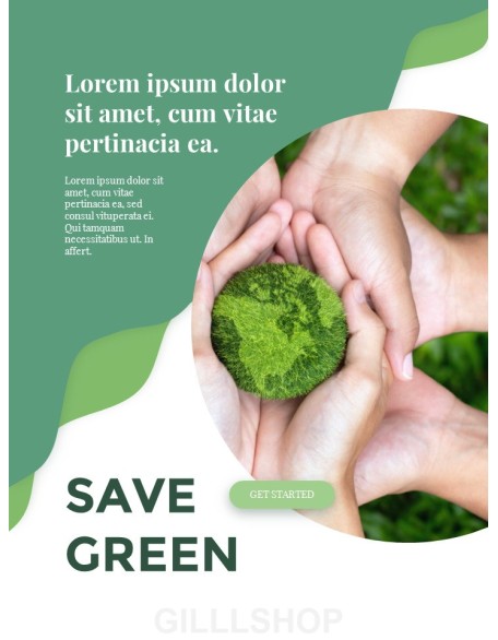 Go Green Eco Friendly presentation slide