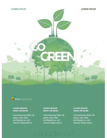 Go Green Eco Friendly presentation slide