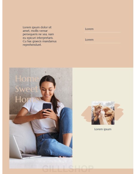 Sweet Home Cozy Theme Business plan PPT Download