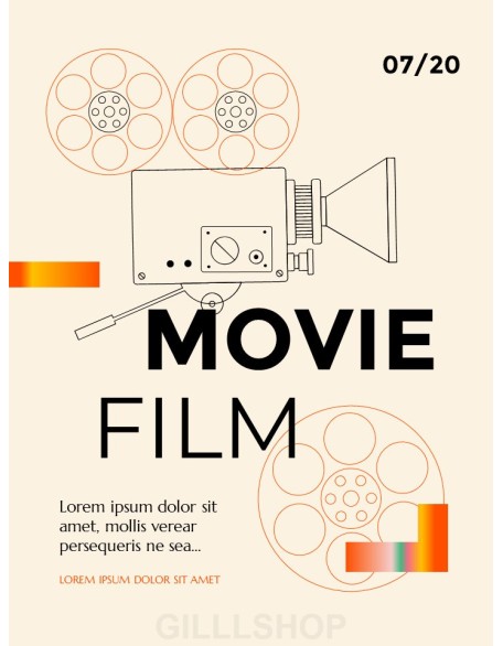 Movie & Film Theme Slide PPT