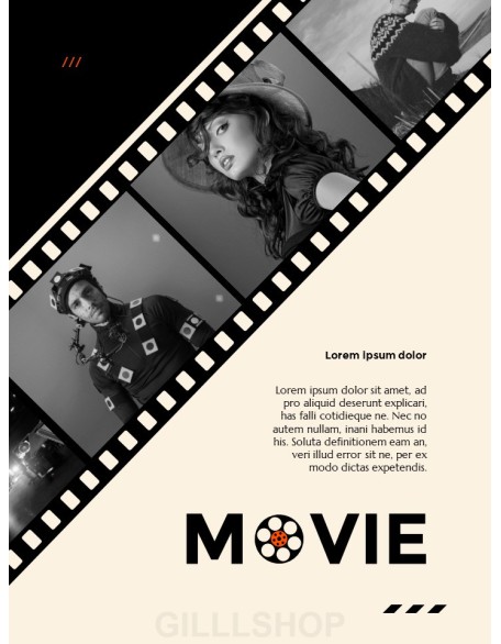 Movie & Film Theme Slide PPT