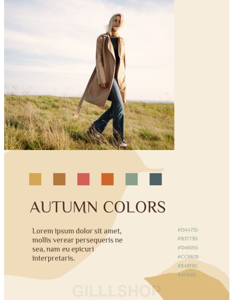 Stylish Autumn Business PPT