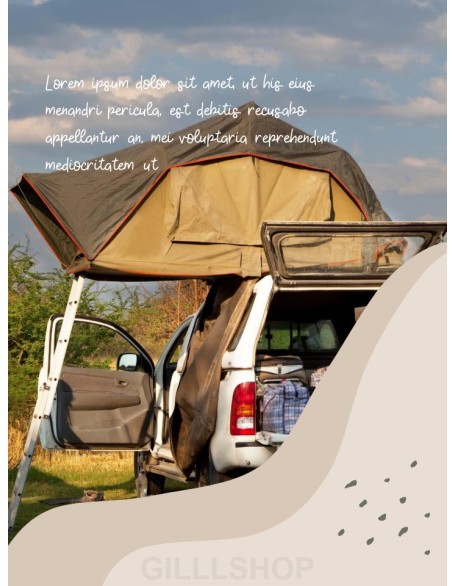 Car Camping Modern PPT Templates