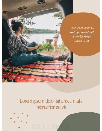 Car Camping Modern PPT Templates