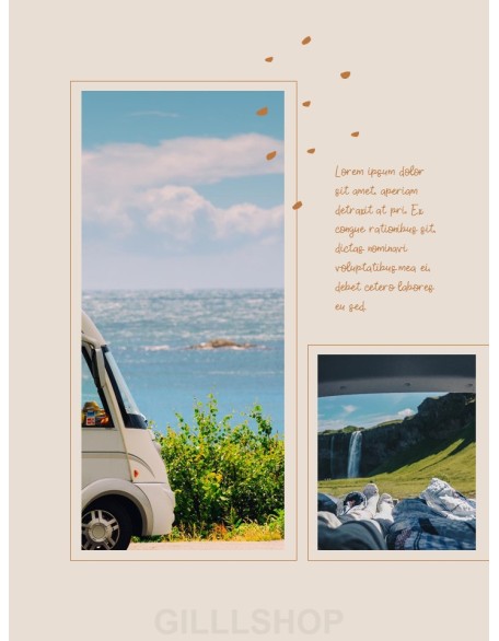 Car Camping Modern PPT Templates