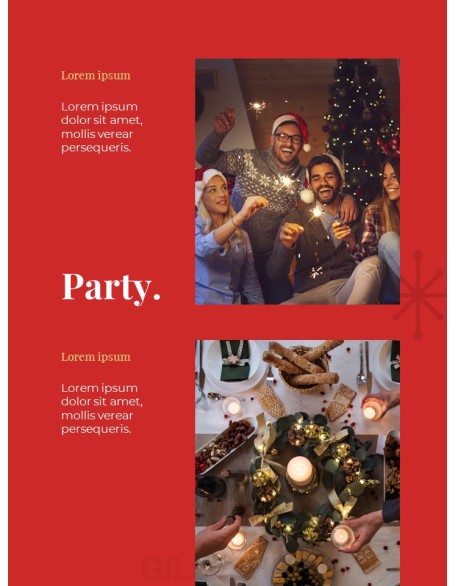 Merry Christmas Together presentation slides ppt