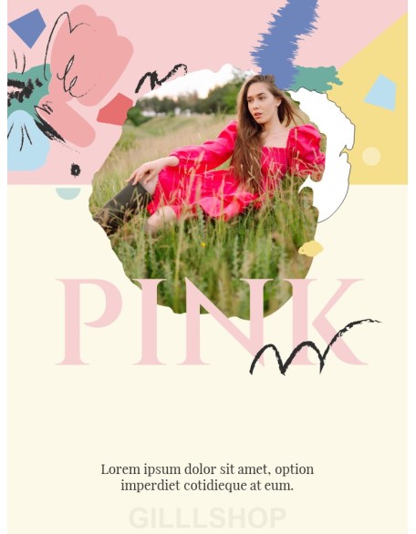 Spring Flower Theme template powerpoint