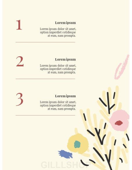 Spring Flower Theme template powerpoint