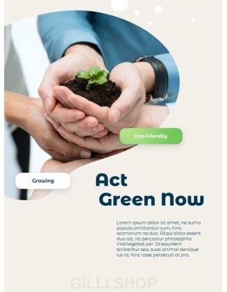 Green Project Report PPT Design Templates