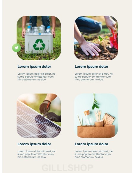 Green Project Report PPT Design Templates