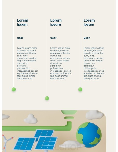 Green Project Report PPT Design Templates