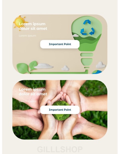 Green Project Report PPT Design Templates