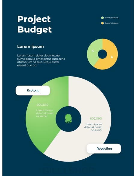 Green Project Report PPT Design Templates