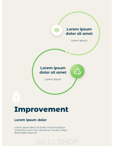 Green Project Report PPT Design Templates