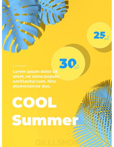 Summer Cool Event ppt presentation slides