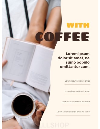 Café at Home Coffee Theme Easy PPT Template